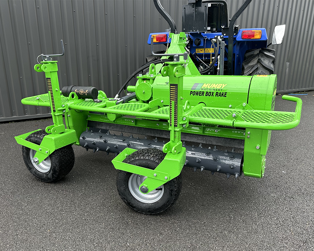 Mumbypower box rake MPBR 1500  ISEKI TLE VERCAUTEREN